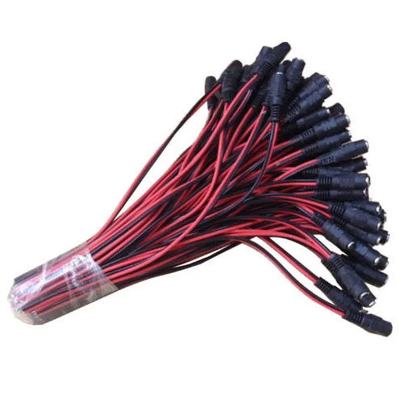 Male Female Plug 12V Dc Power - Pigtail Cable Jack For Cctv Camera Connector Tail Extension 12V DC Wire