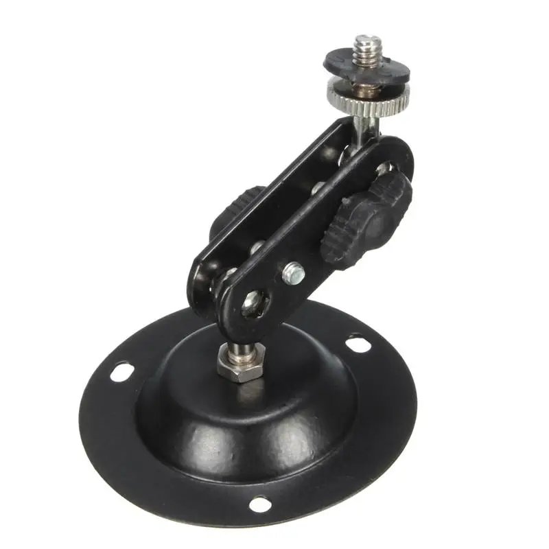 Wall Mount Bracket Installation - Monitor Holder Security Rotary CCTV Surveillance Camera Stand Wall Mount Bracket Installation - Monitor Holder Security Rotary CCTV Surveillance Camera Stand