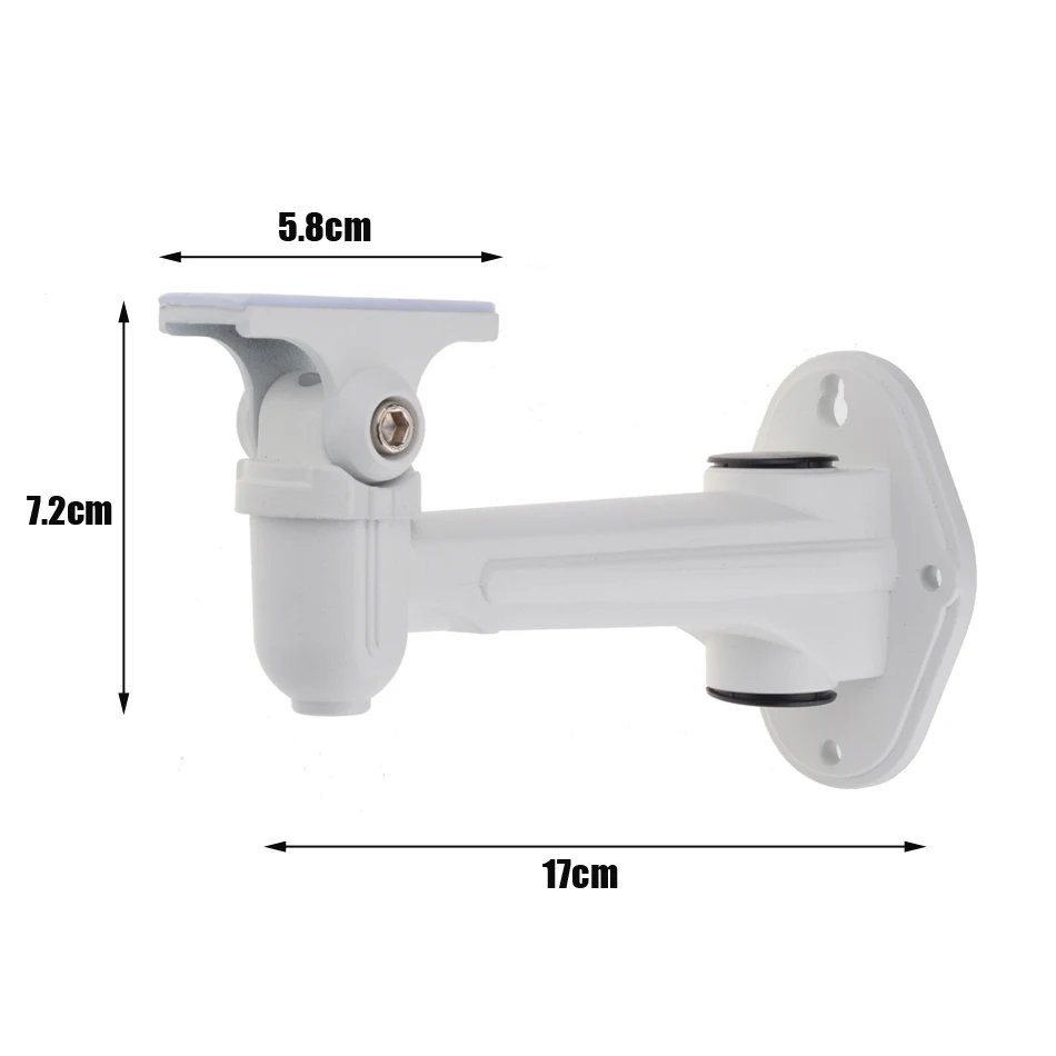 Accessories Aluminum Metallic Silver Bracket - For Bullet Camera CCTV Wall Mount Stand IP Camera