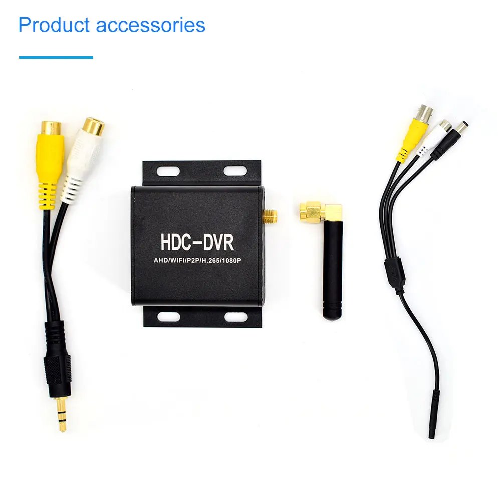 Mini Video Recorder - 3 In 1 AHD CVI TVI 128GB Card Dvr Motion Detection VGA for Surveillance CCTV Analog Cameras