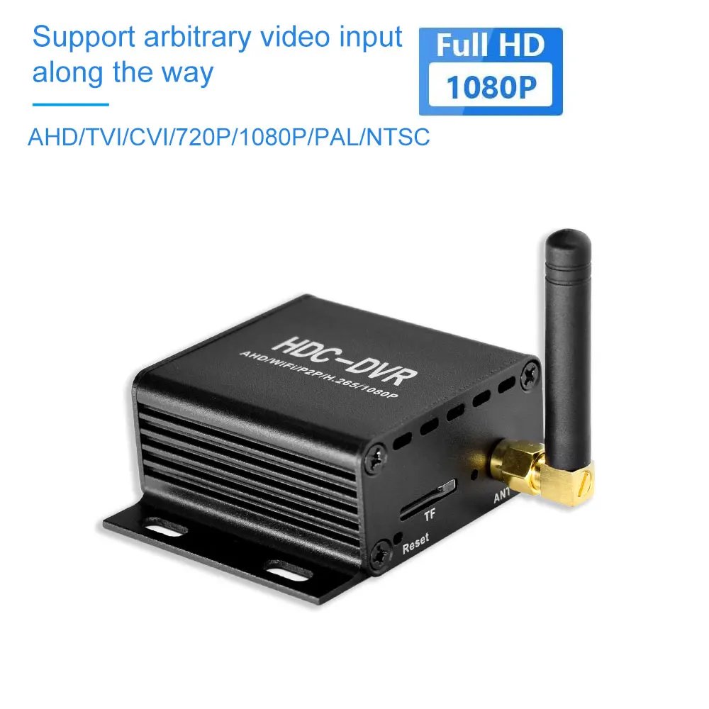 Mini Video Recorder - 3 In 1 AHD CVI TVI 128GB Card Dvr Motion Detection VGA for Surveillance CCTV Analog Cameras