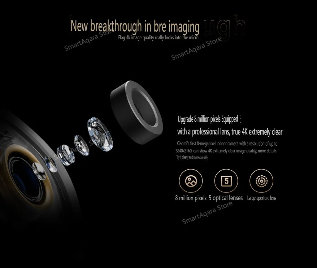 Camera C700 4K Ultra Low Light - Full-color AI Facial Baby Recognition Gesture Call WiFi6 Surveillance Webcam Mi Home