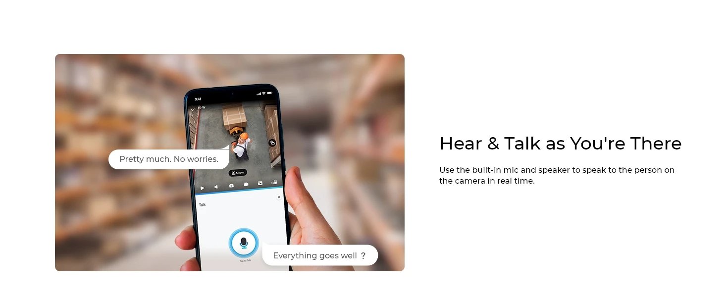 WiFi Security Camera - 2.4/5GHz Wireless Indoor Camera 2-Way Audio Smart Detection 360° Panorama PoE Cameras