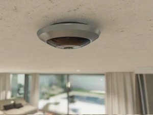 WiFi Security Camera - 2.4/5GHz Wireless Indoor Camera 2-Way Audio Smart Detection 360° Panorama PoE Cameras