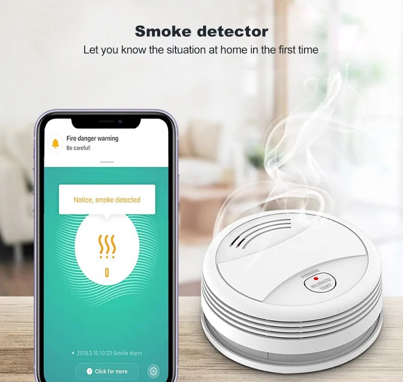wireless Alarm System for Home - Wireless Security Alarm House Smart Life App Control work with ALexa