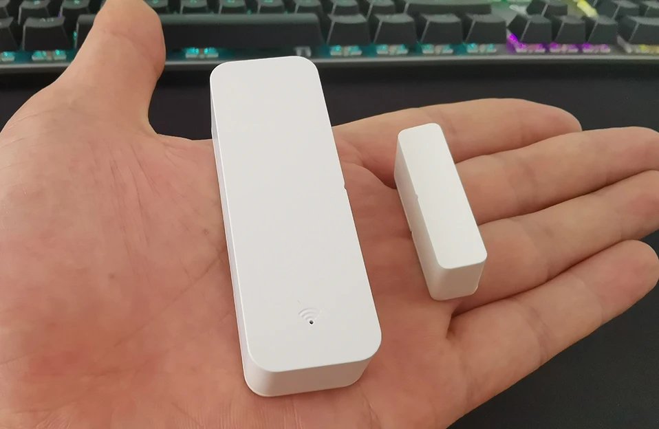 Door Sensor Contact Sensor - Open Closed Detector Smart Home Alarm Security Protection Work with Aleax Smart Life