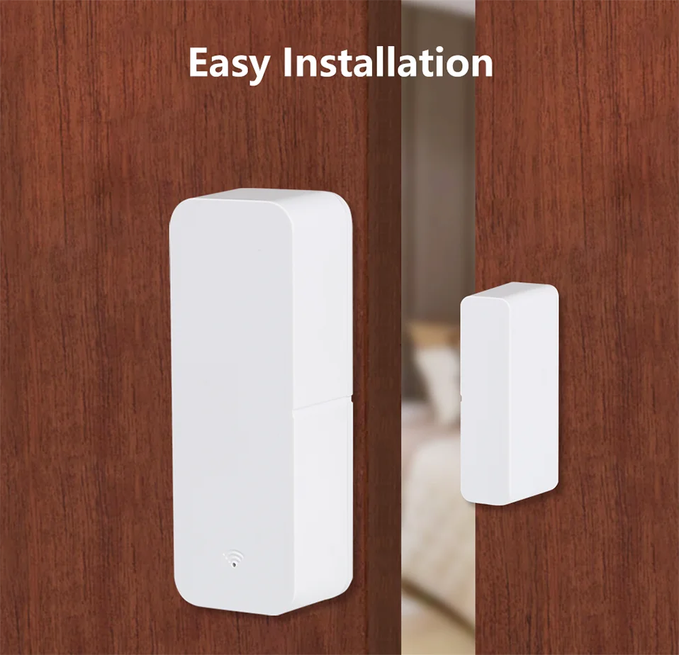 Door Sensor Contact Sensor - Open Closed Detector Smart Home Alarm Security Protection Work with Aleax Smart Life
