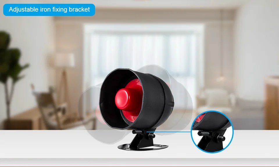 WIFI Wireless Security Alarm System - Door Sensor Compatible Google Home Alexa