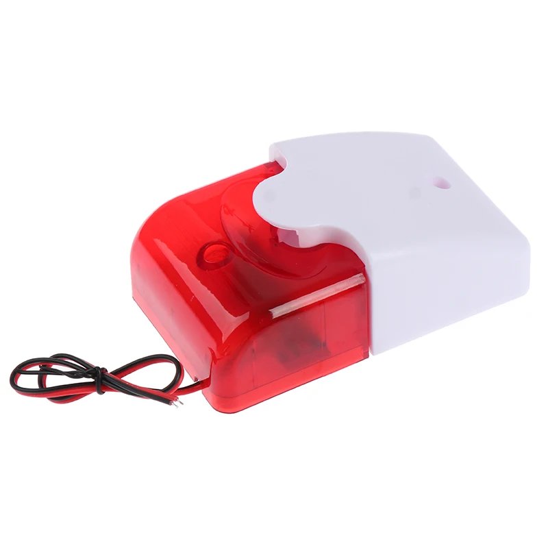LED Strobe Light Wired Siren - 12V/ 5V /24V /220V Work For Wifi GSM PSTN Home Security Voice Burglar Alarm System