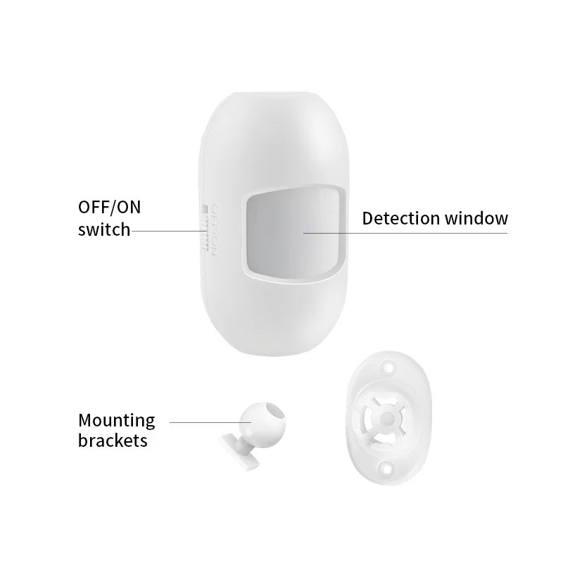 Wired & Wireless WiFi GSM Home - Burglar Security Alarm System 433MHz Host Spanish French English Russian Italian Tuya Smart APP