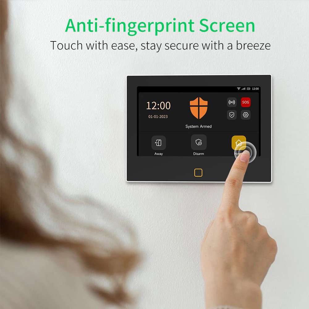 Alarm System Wireless WiFi - 4G Tuya Smart Home Security Protection Works With Alexa Google APP Remote Control