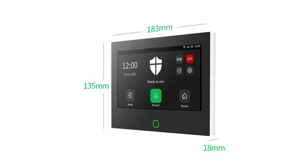 Alarm System Wireless WiFi - 4G Tuya Smart Home Security Protection Works With Alexa Google APP Remote Control