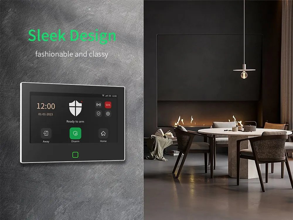 Alarm System Wireless WiFi - 4G Tuya Smart Home Security Protection Works With Alexa Google APP Remote Control