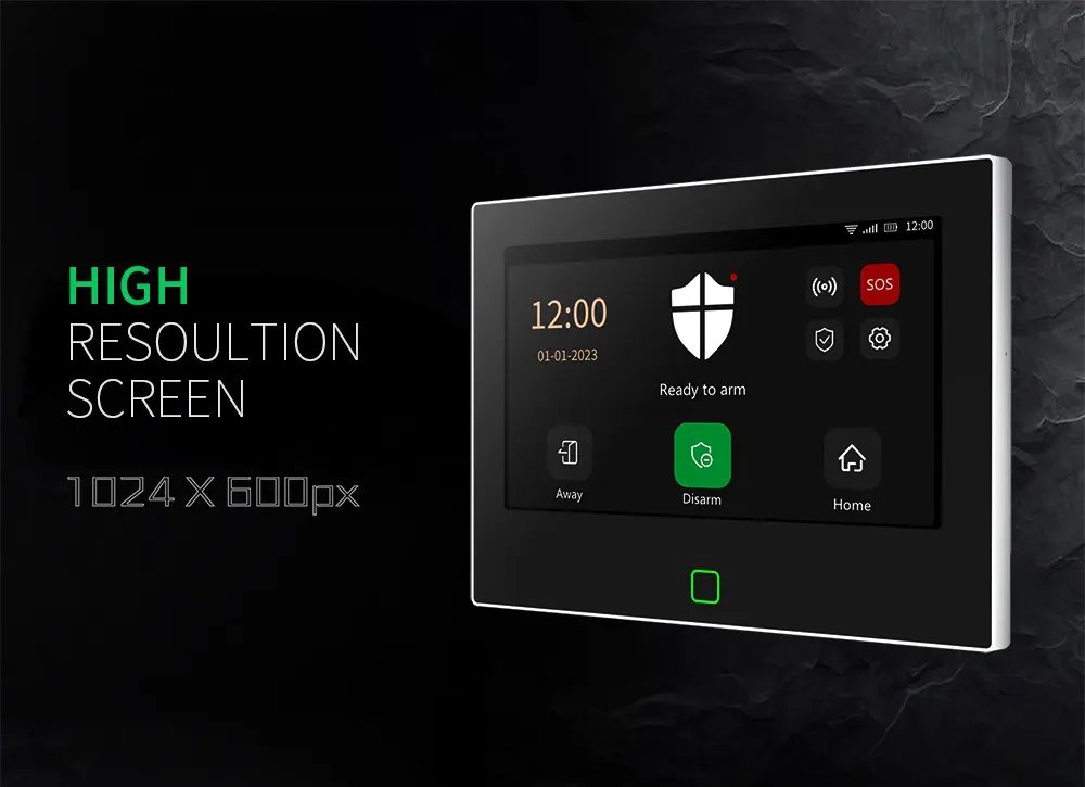 Alarm System Wireless WiFi - 4G Tuya Smart Home Security Protection Works With Alexa Google APP Remote Control