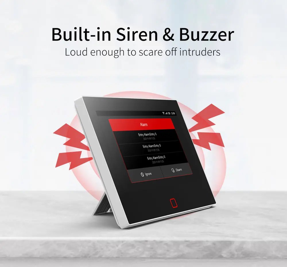 Alarm System Wireless WiFi - 4G Tuya Smart Home Security Protection Works With Alexa Google APP Remote Control Alarm System Wireless WiFi - 4G Tuya Smart Home Security Protection Works With Alexa Google APP Remote Control