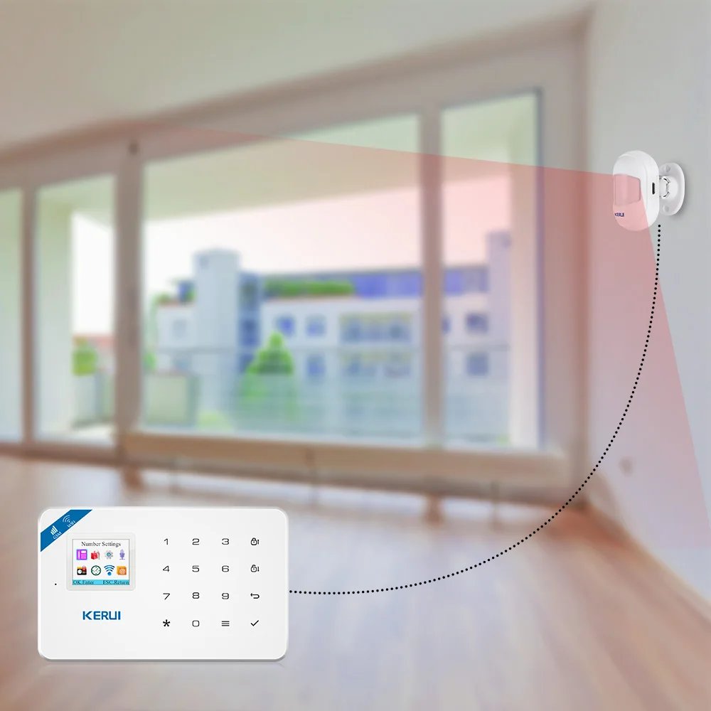 Mini Small Movable Angle Home Security - Burglar PIR Infrared Motion Detector For G18 WIFI GSM Alarm System