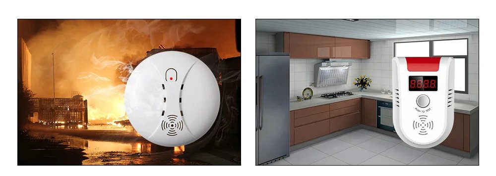 WIFI GSM Alarm System Smart Home Security - Buglar RFID APP Wireless Motion Door Sensor Detector IP Camera Siren Alexa