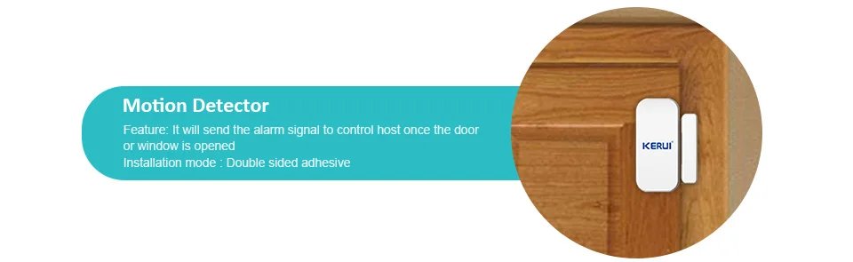 WIFI GSM Alarm System Smart Home Security - Buglar RFID APP Wireless Motion Door Sensor Detector IP Camera Siren Alexa