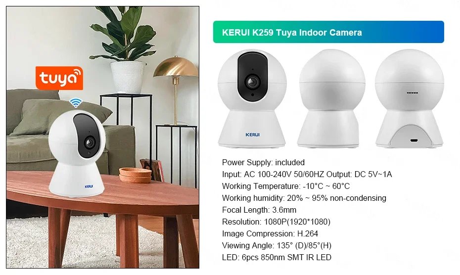 WIFI GSM Alarm System Smart Home Security - Buglar RFID APP Wireless Motion Door Sensor Detector IP Camera Siren Alexa