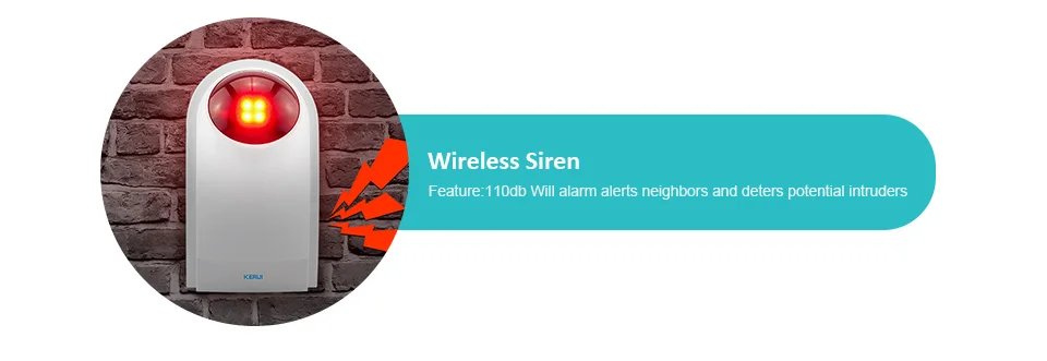 WIFI GSM Alarm System Smart Home Security - Buglar RFID APP Wireless Motion Door Sensor Detector IP Camera Siren Alexa