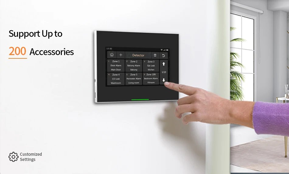Wireless Wifi 4G Smart Home Security Alarm System - Kits For Garage and Residential Support Tuya and Samrtlife APP
