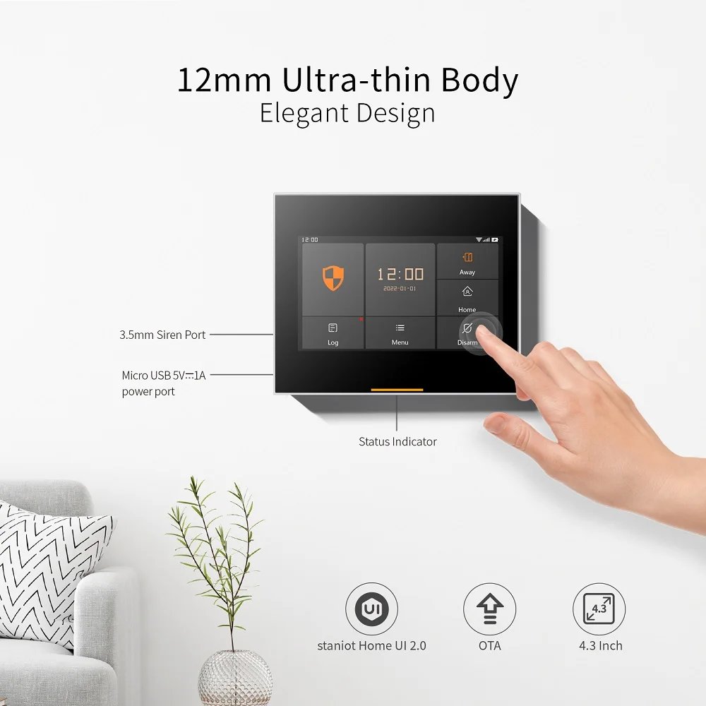 Wireless Wifi 4G Smart Home Security Alarm System - Kits For Garage and Residential Support Tuya and Samrtlife APP