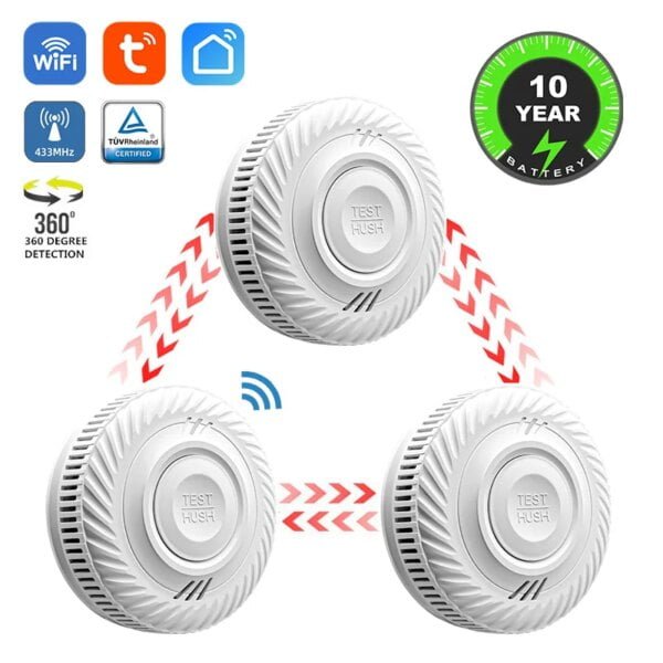 Wireless Interlinked Smoke Detector