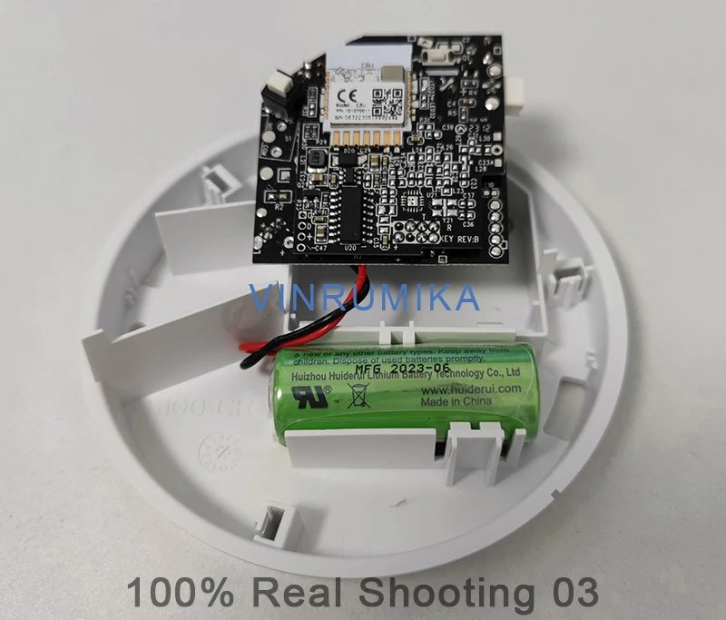 Wireless Interlinked Smoke Detector - 433MHz Connect Sensor Cover Home Fire Sound Alarm