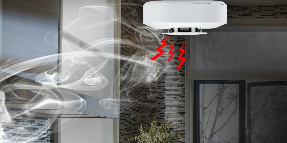Wireless Smoke Detector Fire Alarm Sensor Protection Home Security System Firefighter Fire Equipment Work with Alarm Host