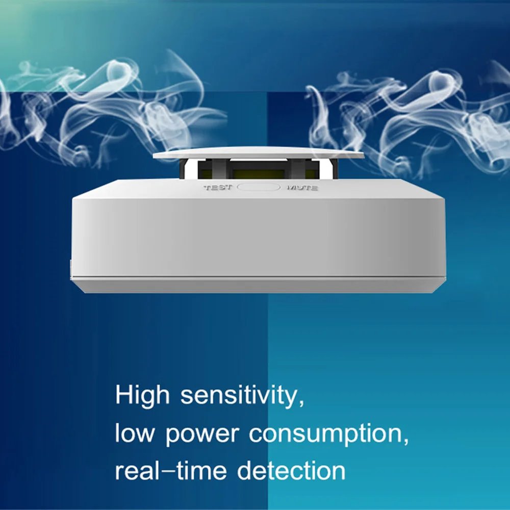 Wireless Smoke Detector Fire Alarm Sensor Protection Home Security System Firefighter Fire Equipment Work with Alarm Host