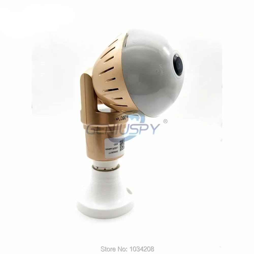 Best Design Bulb Lamp V380 Wireless IP Camera Wifi 960P Panoramic FishEye Home Security CCTV Cam 360 Degree Wifi Camera