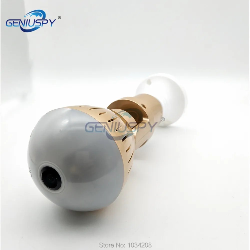 Best Design Bulb Lamp V380 Wireless IP Camera Wifi 960P Panoramic FishEye Home Security CCTV Cam 360 Degree Wifi Camera
