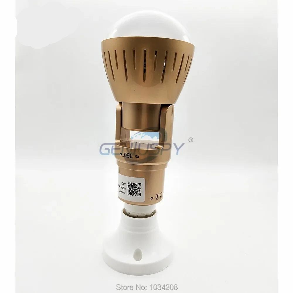 Best Design Bulb Lamp V380 Wireless IP Camera Wifi 960P Panoramic FishEye Home Security CCTV Cam 360 Degree Wifi Camera