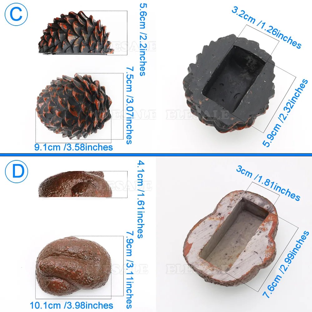 Creative Outdoor Hidden Rock Key Storage - Fashionable and Discreet Fake Stone Safe for Garden Safety and Storage Creative Outdoor Hidden Rock Key Storage - Fashionable and Discreet Fake Stone Safe for Garden Safety and Storage