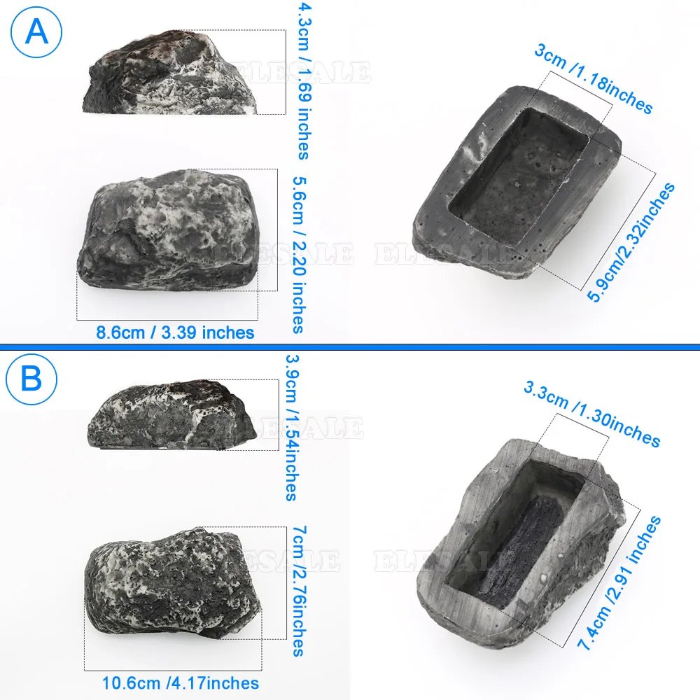 Creative Outdoor Hidden Rock Key Storage - Fashionable and Discreet Fake Stone Safe for Garden Safety and Storage Creative Outdoor Hidden Rock Key Storage - Fashionable and Discreet Fake Stone Safe for Garden Safety and Storage