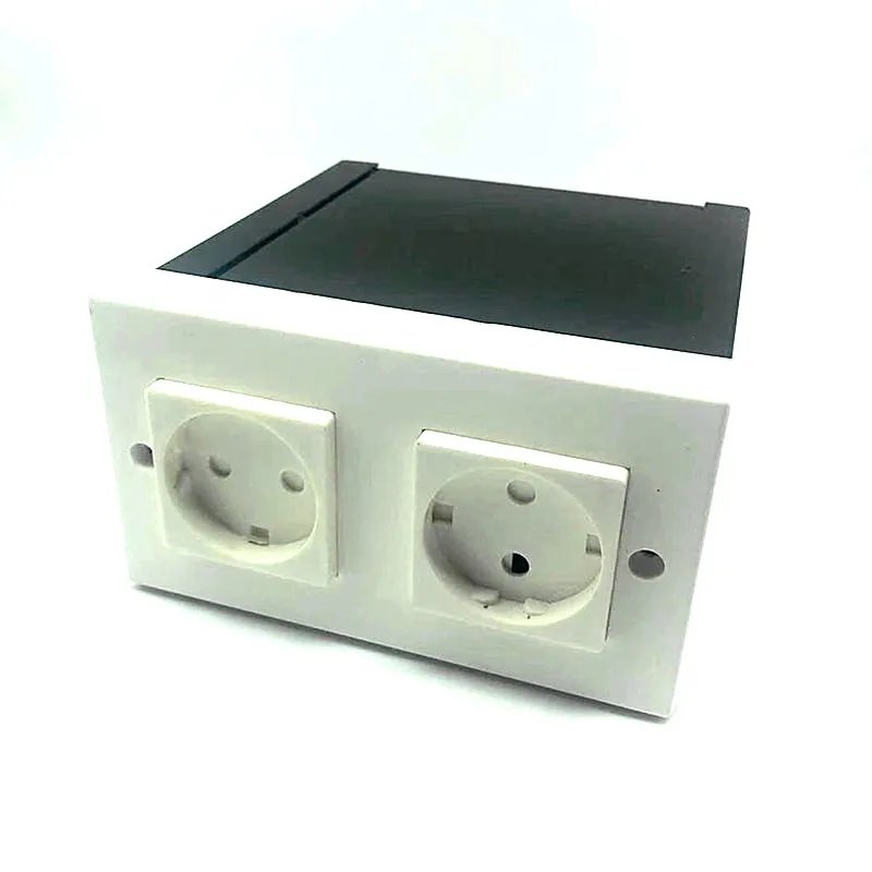 Imitation Double Plug European Standard Socket - Hidden Wall Safe for Secure Secret Stash Storage