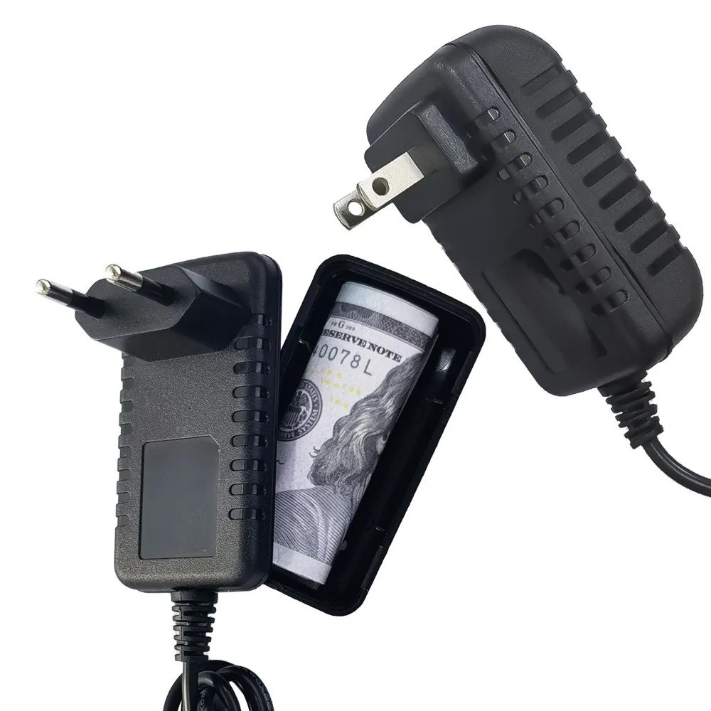 Hidden Money Box - Fake Electric Plug Secret Container for Secure Home Storage