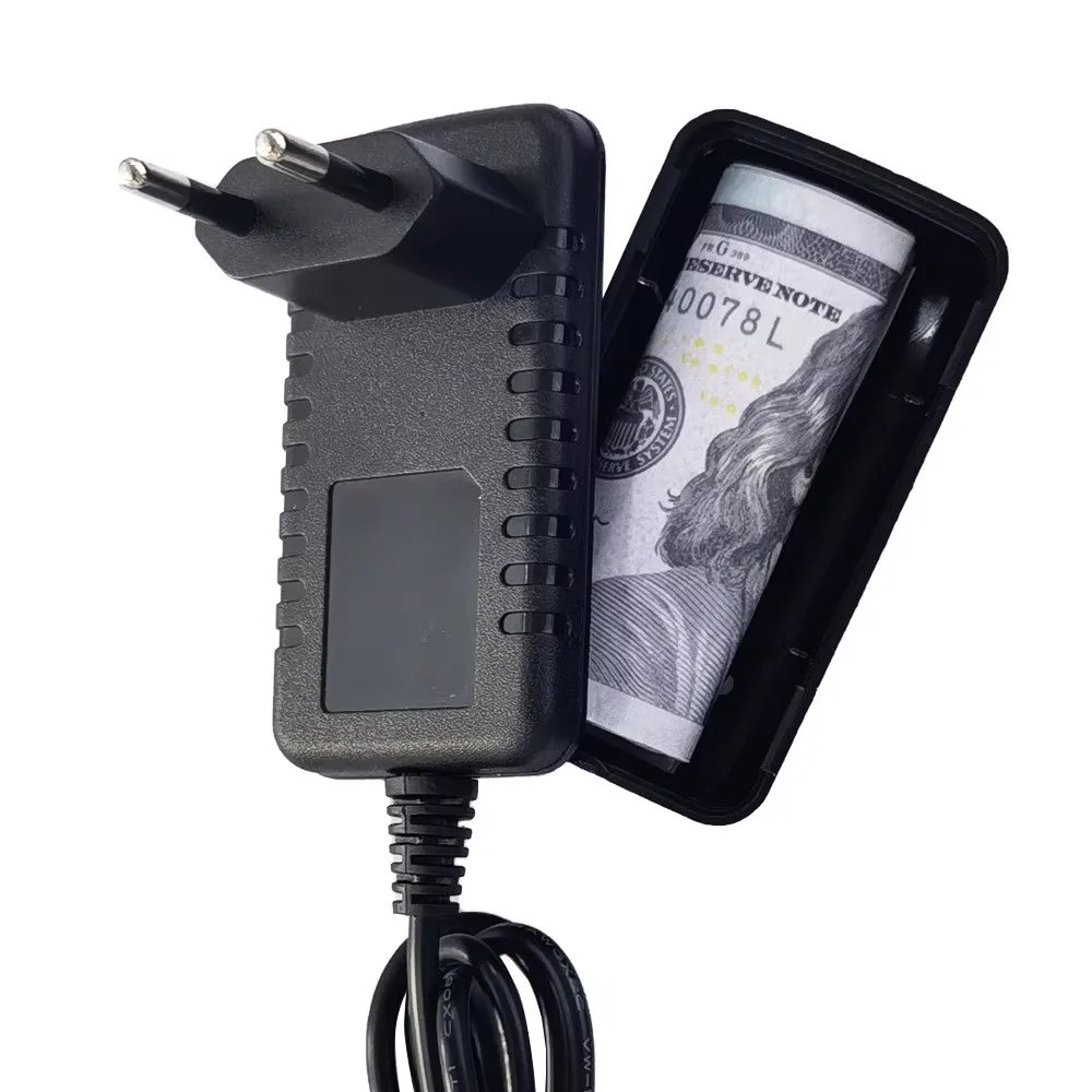 Hidden Money Box - Fake Electric Plug Secret Container for Secure Home Storage