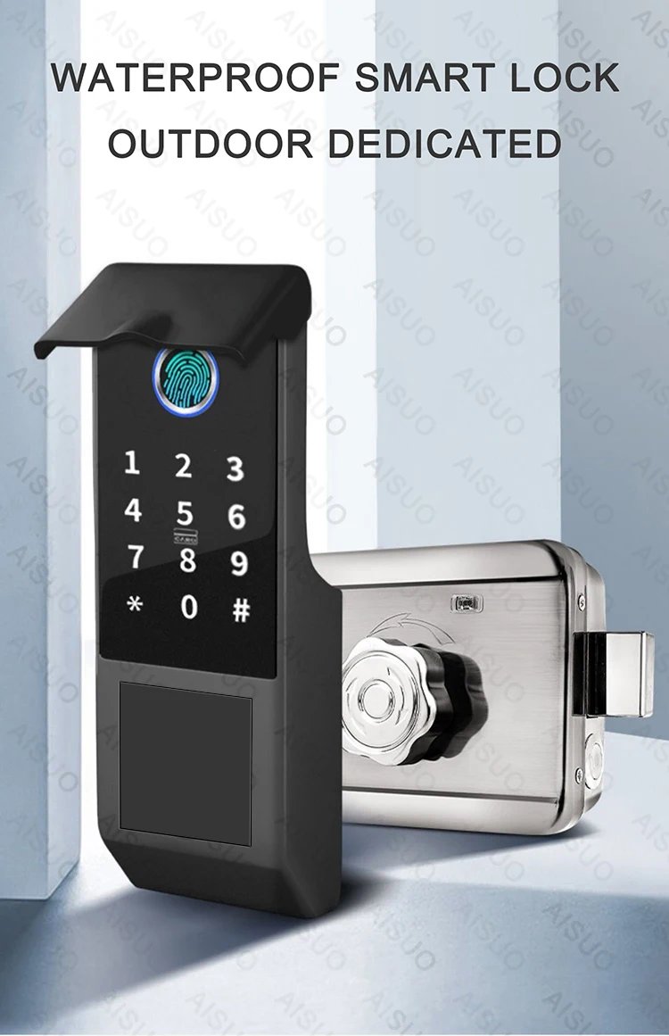smart access fingerprint biometric - control digital lock with remote control electronic lock smart door lock