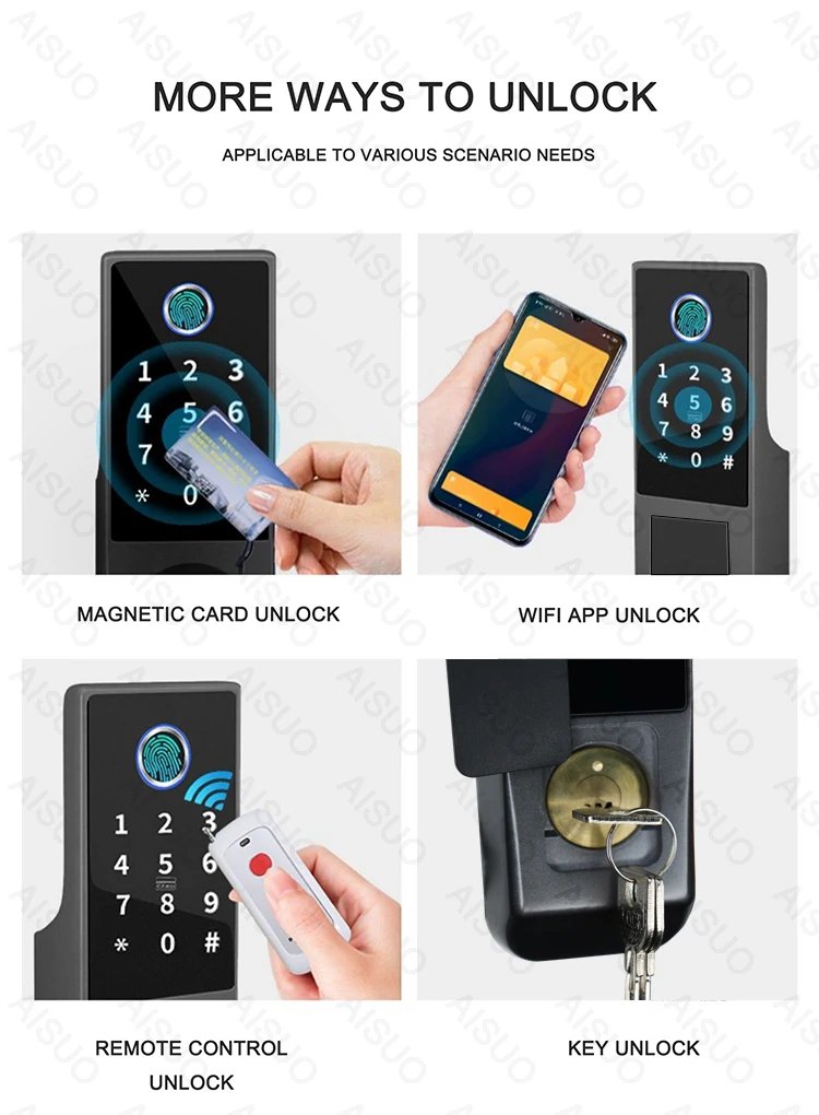 smart access fingerprint biometric - control digital lock with remote control electronic lock smart door lock