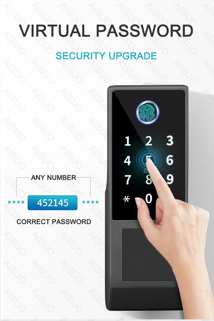 smart access fingerprint biometric - control digital lock with remote control electronic lock smart door lock