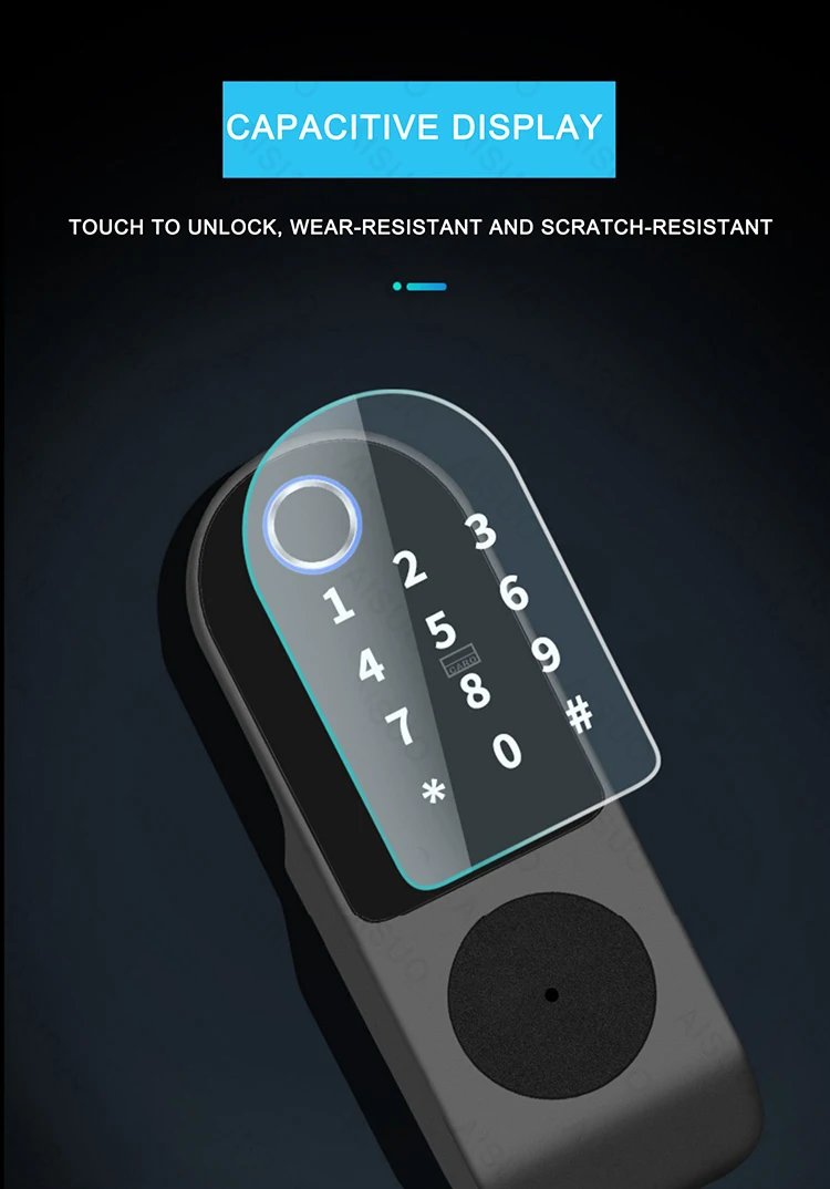 Access Smart Lock Fingerprint - Biometric Digital Lock with Remote Control Smart Door Lock TUYA WIFI Outdoor Garden