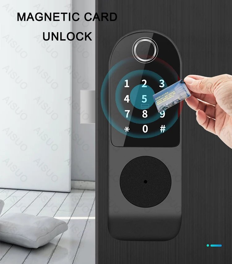Access Smart Lock Fingerprint - Biometric Digital Lock with Remote Control Smart Door Lock TUYA WIFI Outdoor Garden
