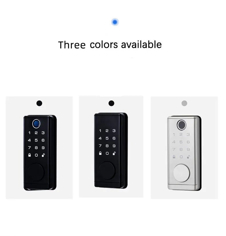 Door Lock with Smart Fingerprint -  Password Rfid Card, Tuya Deadbolt Keyless Entry, Digital Biometric Locks