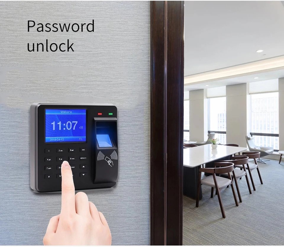 Fingerprint RFID Access Control System - Smart Door Lock Electronic Gate Opener Home Digital Set Electric Magnetic Biometric