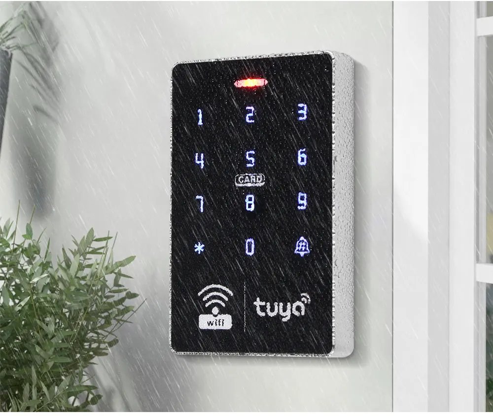Door Access Control System -  Kit Set Waterproof RFID Keypad Controller APP Remote Unlock, Electric Magnetic Strike Locks