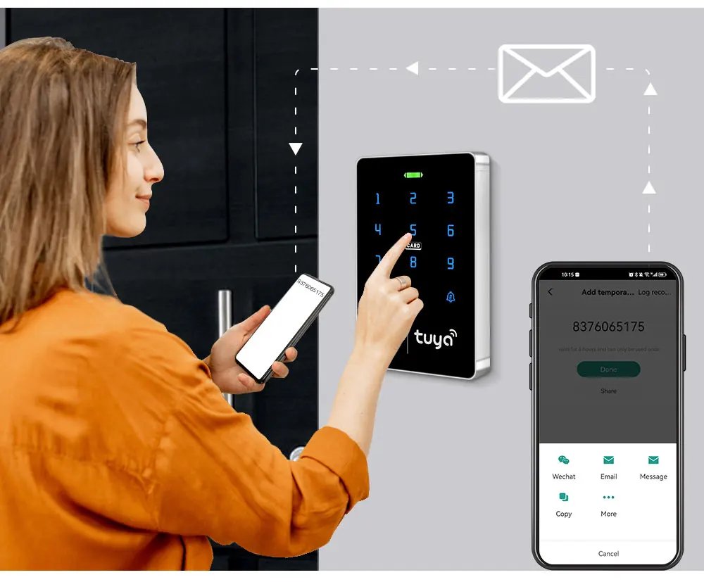 Door Access Control System - Kit Set Waterproof RFID Keypad Controller APP Remote Unlock, Electric Magnetic Strike Locks Door Access Control System - Kit Set Waterproof RFID Keypad Controller APP Remote Unlock, Electric Magnetic Strike Locks