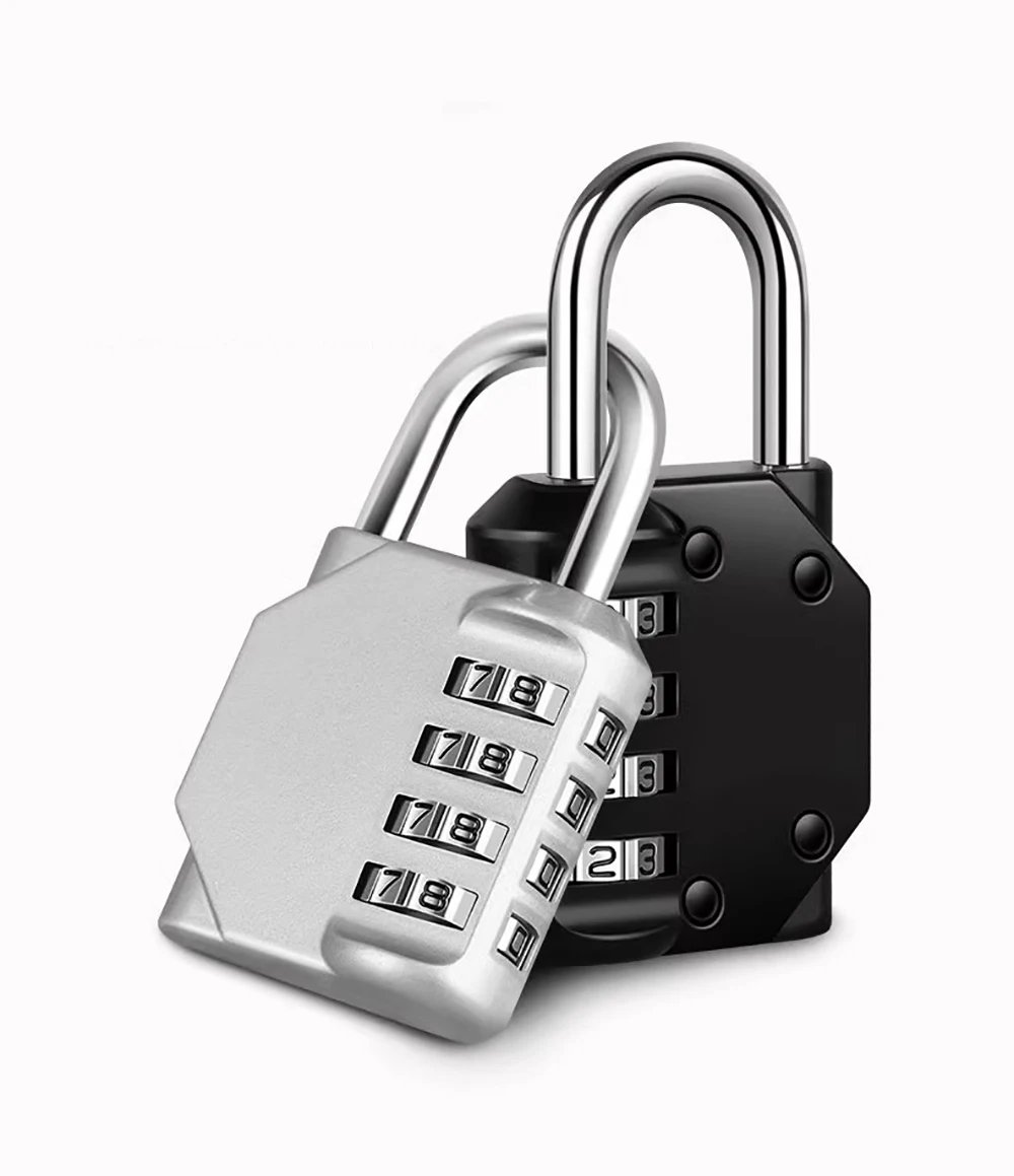 Mini ORIA Combination Padlock Password -  Locks 4 Digit Waterproof Outdoor Lock For Door Suitcase Bag Package Cabinet Locker Window