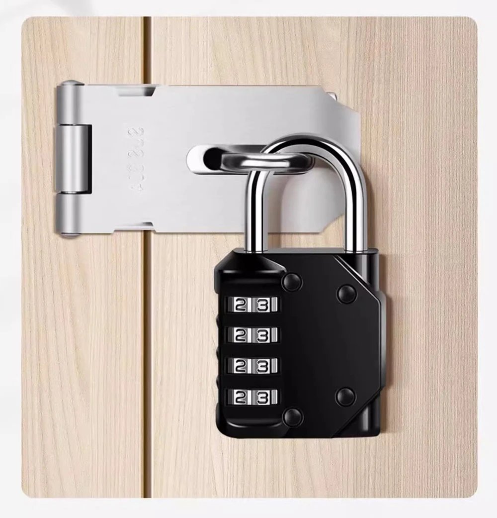 Mini ORIA Combination Padlock Password -  Locks 4 Digit Waterproof Outdoor Lock For Door Suitcase Bag Package Cabinet Locker Window