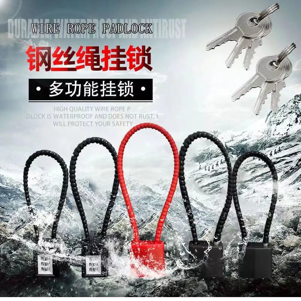 Combination Padlock  Password -  Locks 3 Digit Waterproof Outdoor Lock For Door Suitcase Bag Package Cabinet Locker Window